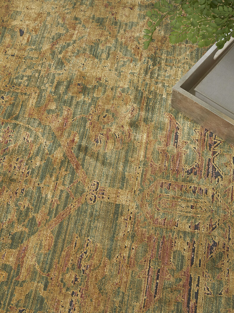 Luxurious LRS01 Olive 8'6" x 11'6" Rug