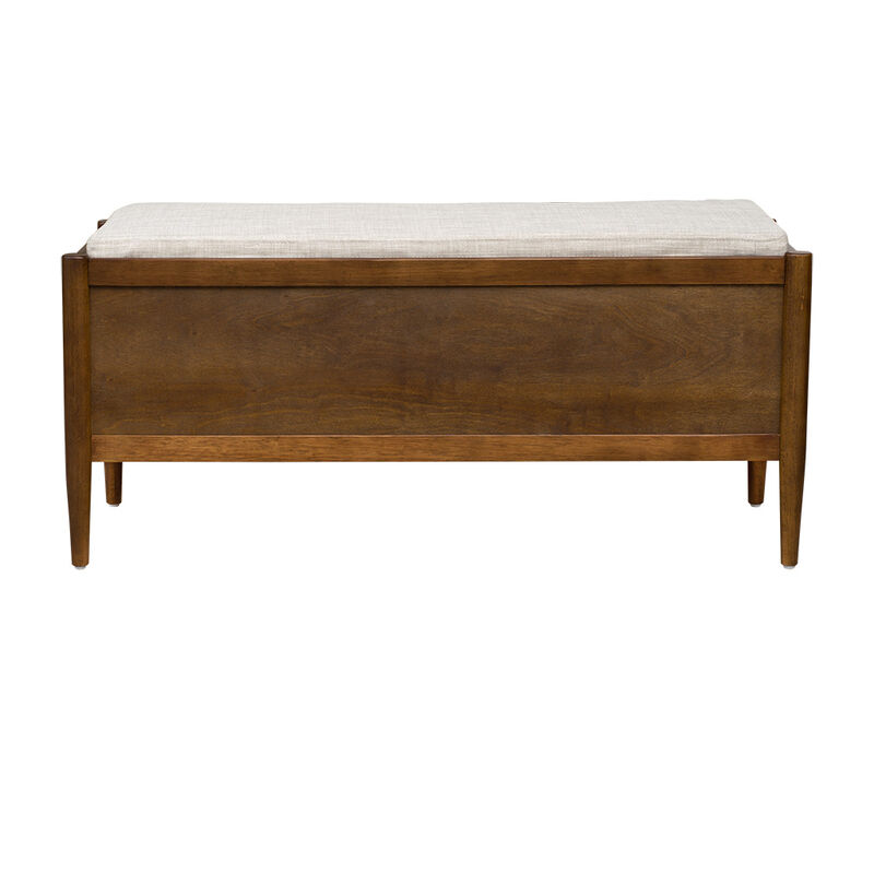 Gracie Mills Rosetta Modern Accent Storage Bench with Upholstered Cushion