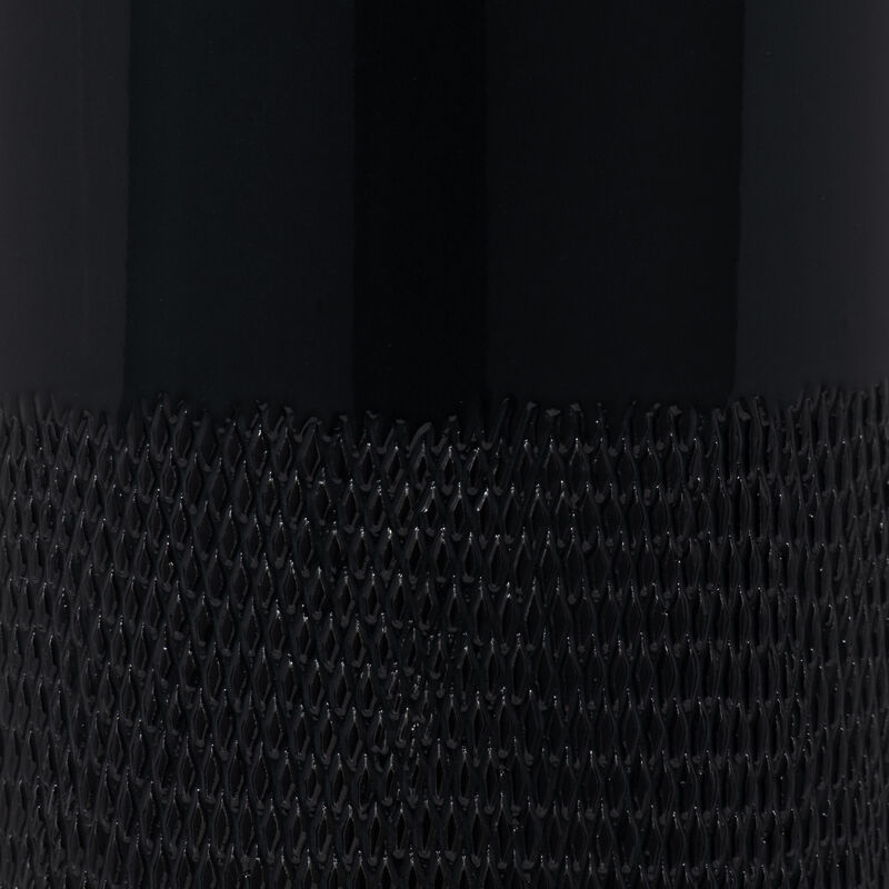 Cer, 18"h Grooved Vase, Black image number 2