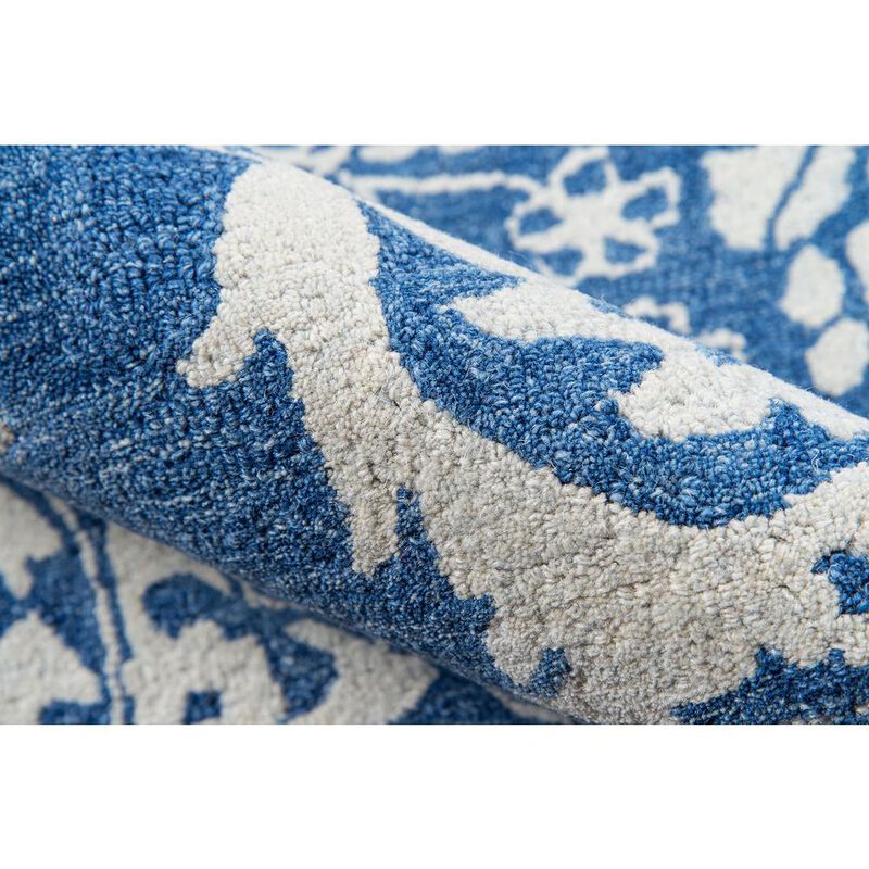 Momeni Traditional Rectangle Area Rug, Blue, 2' X 3'