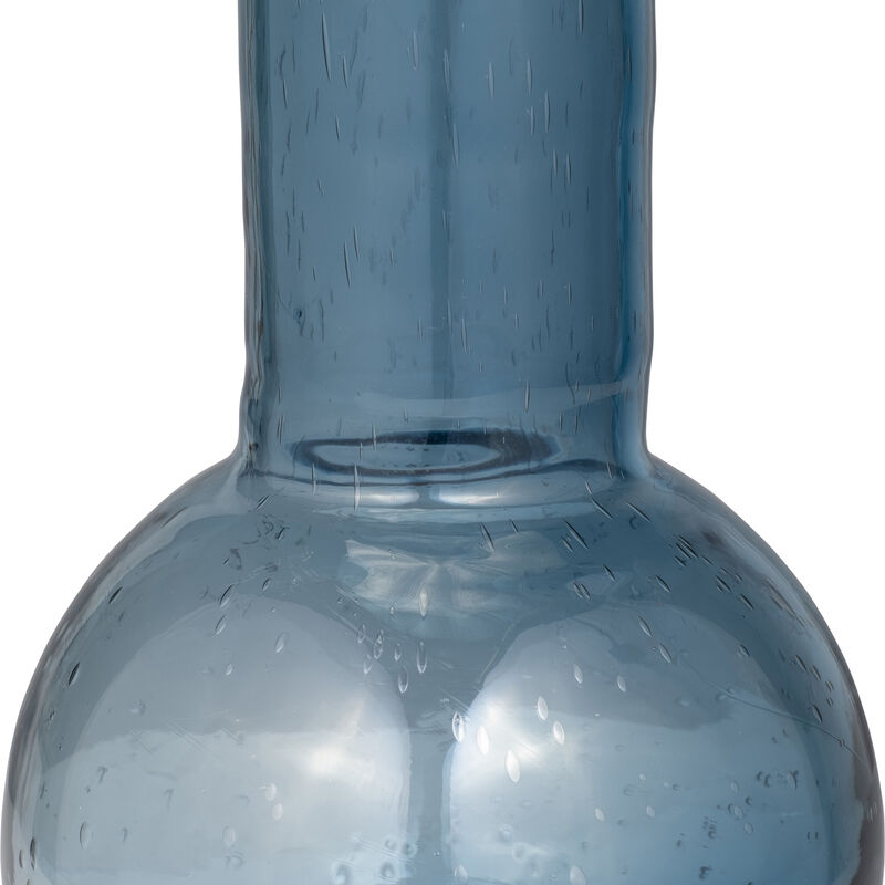 Glass, 20" Vase Blue image number 3