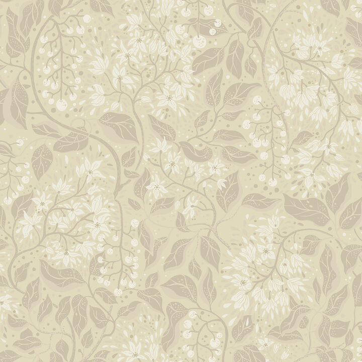 Turi Wheat Twining Vines Wallpaper