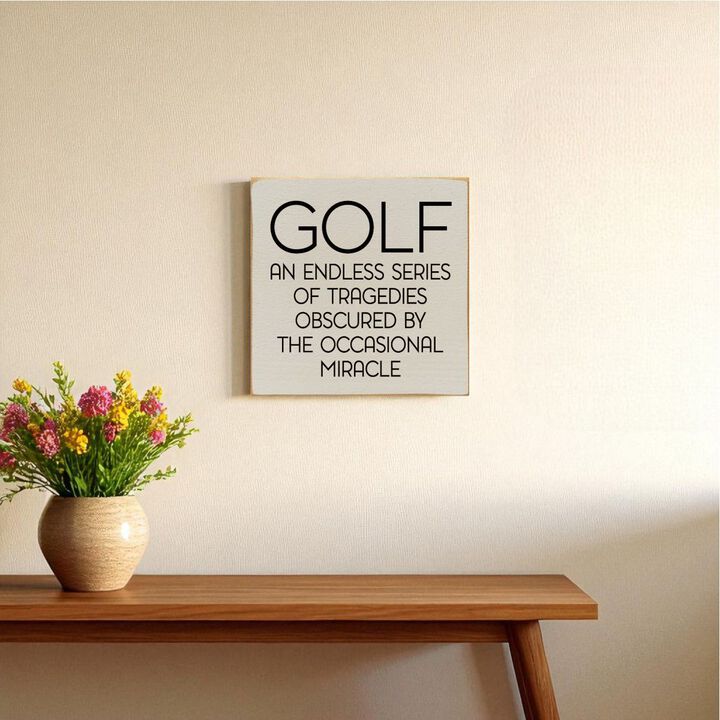 Golf Funny Wooden Sign Rustic Golf Wall Decor Gift for Golf Lovers