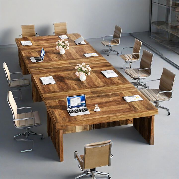 Modern Office Desk &ndash; Spacious Work Surface with Storage for Home or Work Setup