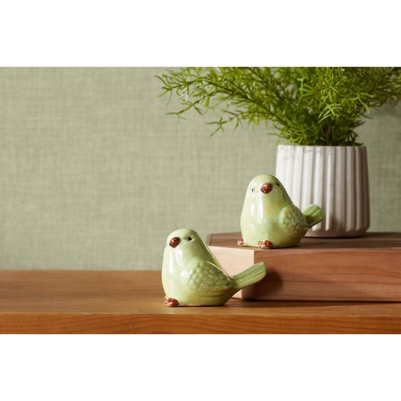 Bird Figurine Decorative Accent for Garden or Home Decor (Set of 6)