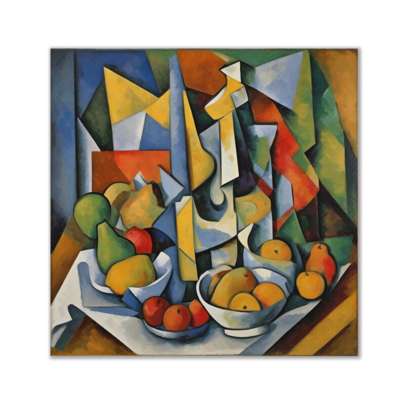 AAW Abstract Vase Ready to Hang Canvas Wall Art