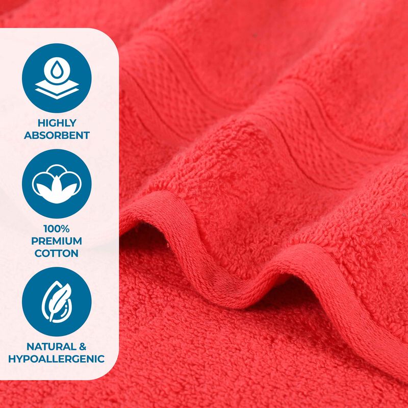 Plush Jacquard Cotton Bath Sheets Set of 2 for Spa-Like Experience image number 3