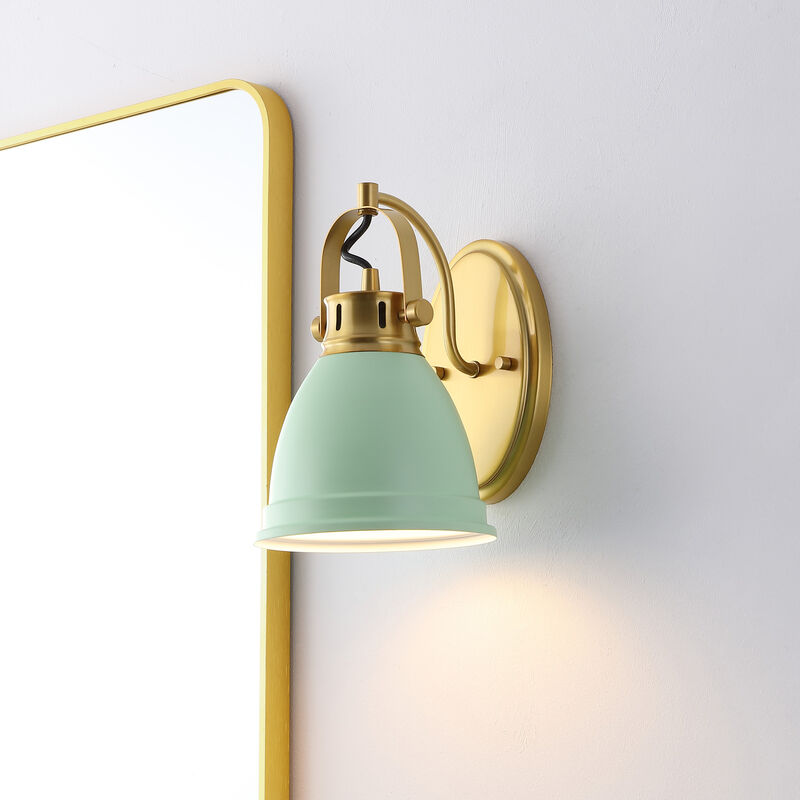 Phineas Adjustable Farmhouse Bohemian Iron LED Vanity Light