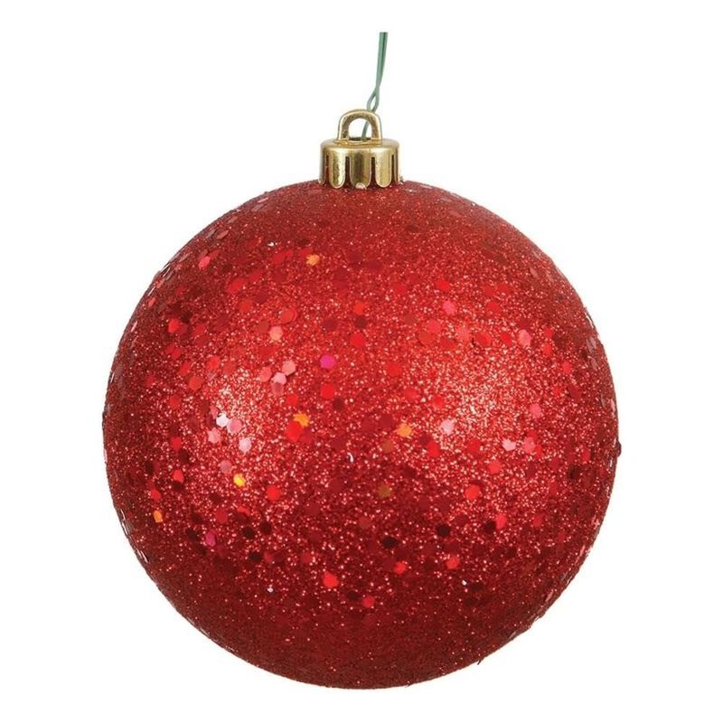 Vickerman Red Sequin Ball Drilled Cap - image number 3