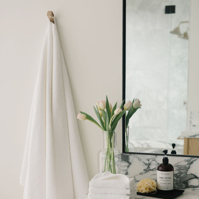 Ribbed Terry Bath Sheets