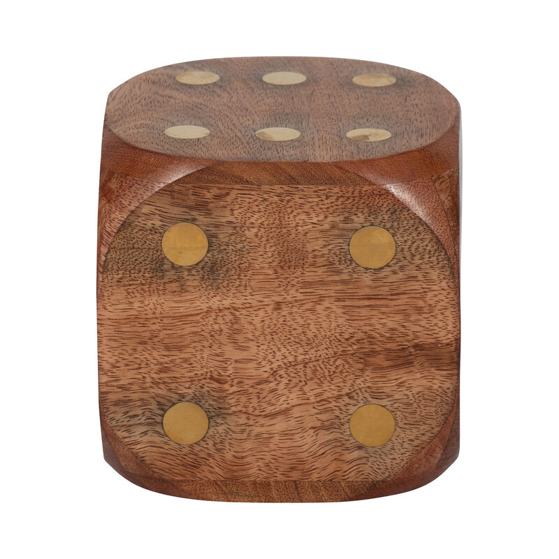 Wood, 5x5 Dice, Antique Brown image number 2