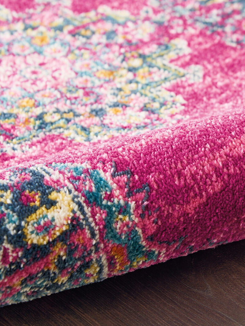 Passion PSN03 Fuchsia 5'3" x 7'3" Rug image number 5