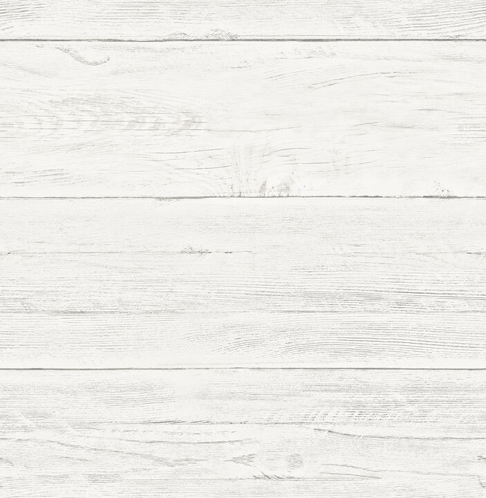 Adair White Shiplap Wallpaper (Set of 2)