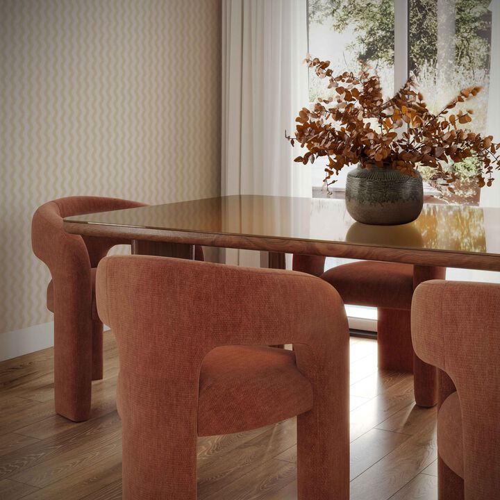 Malone Taupe Performance Chenille Dining Chair