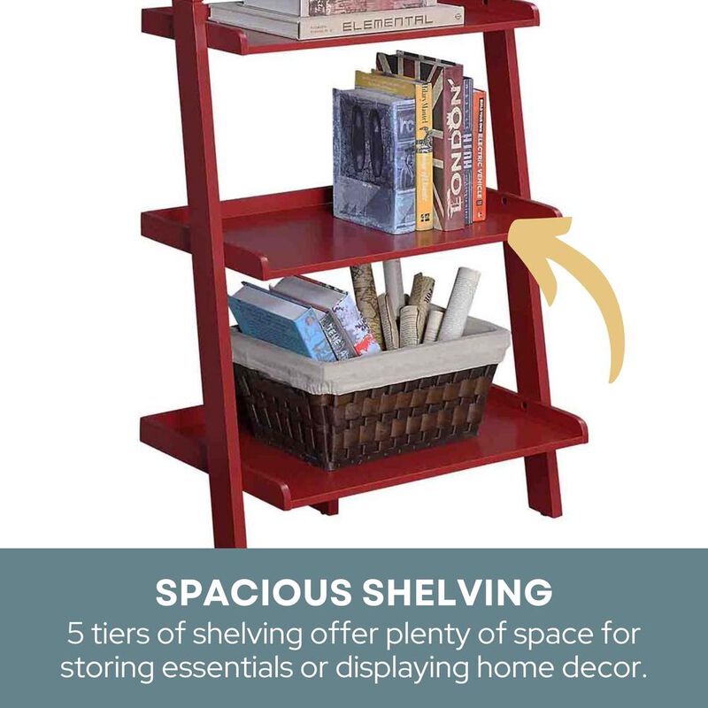 Convience Concept, Inc. American Heritage Bookshelf Ladder