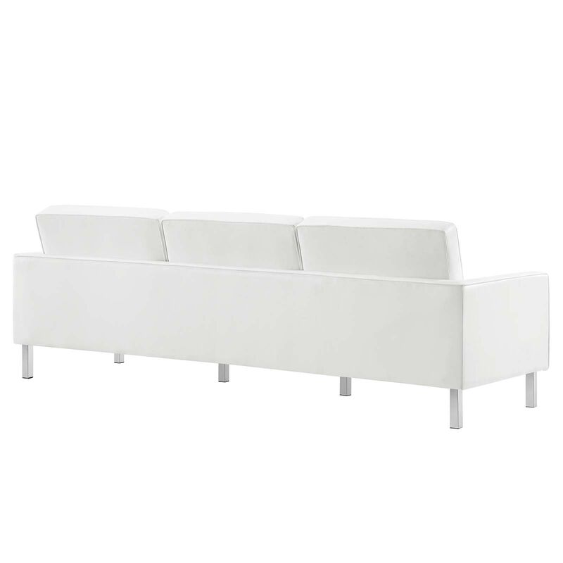 Loft Tufted Vegan Leather 3-Piece Furniture Set image number 4