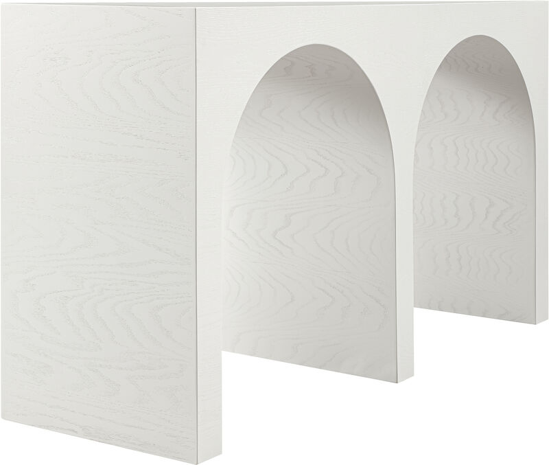 Meridian Furniture June Cream Oak Console Table image number 3