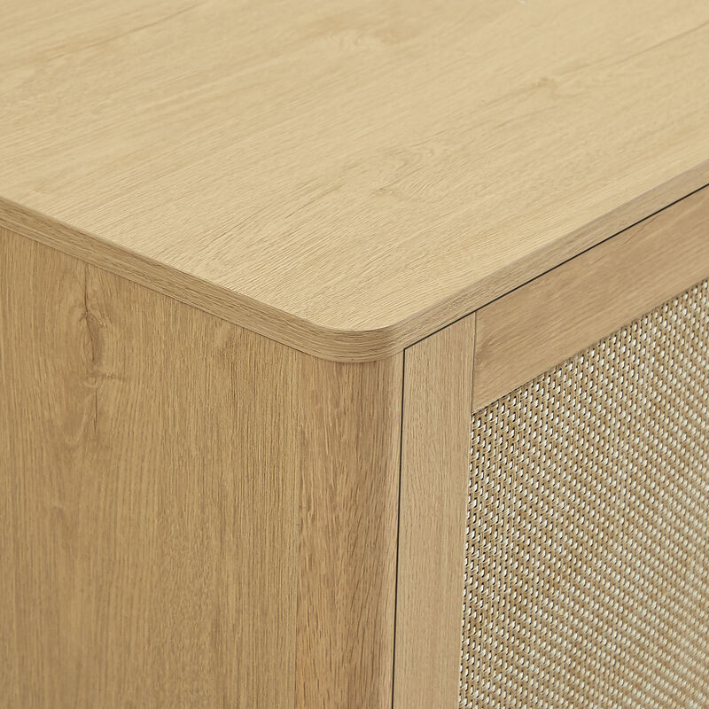 Nalhob 67" Rattan Sideboard image number 5