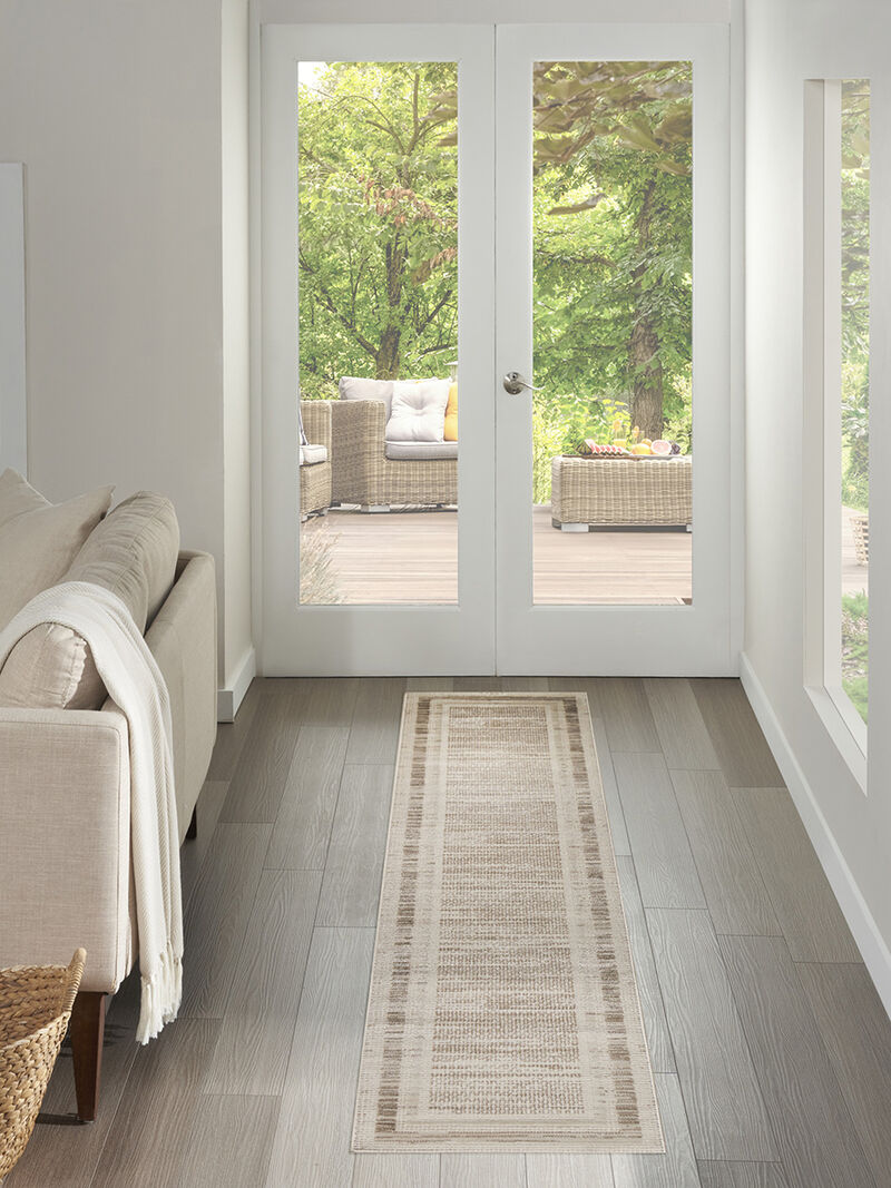 Serenity Home SRH07 Mocha/Ivory 2'2" x 7'6" Rug