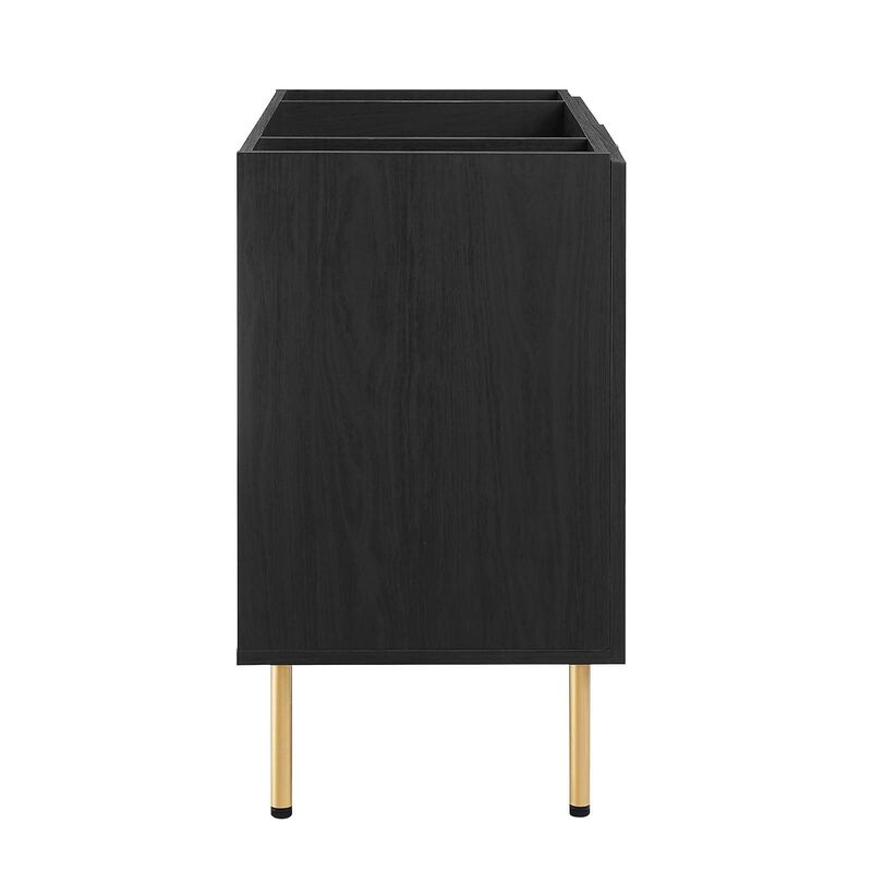 Modway EEI-6603-BLK Chaucer 36" Bathroom Vanity Cabinet (Sink Basin Not Included), Black image number 3