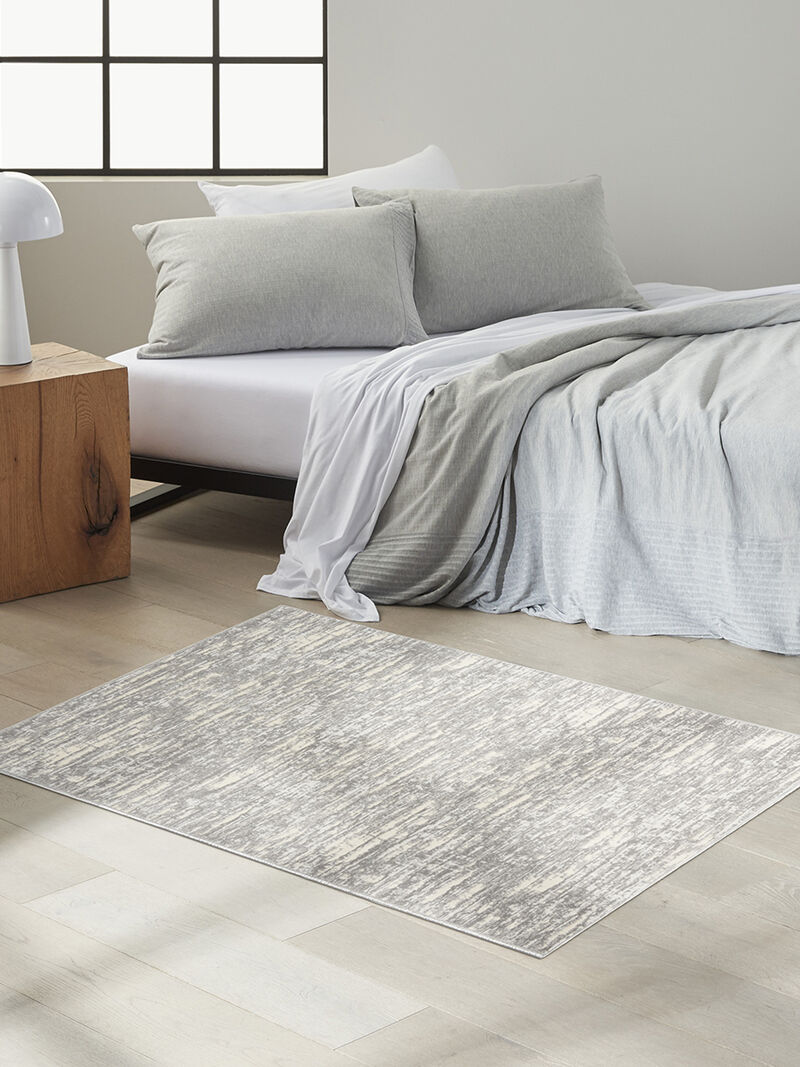 CK005 Enchanting ECH03 Gray/Beige 3'2" x 5' Rug