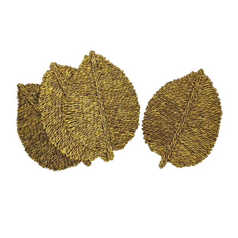 Leaf Natural Seagrass Placemat - Set of 4 image number 4