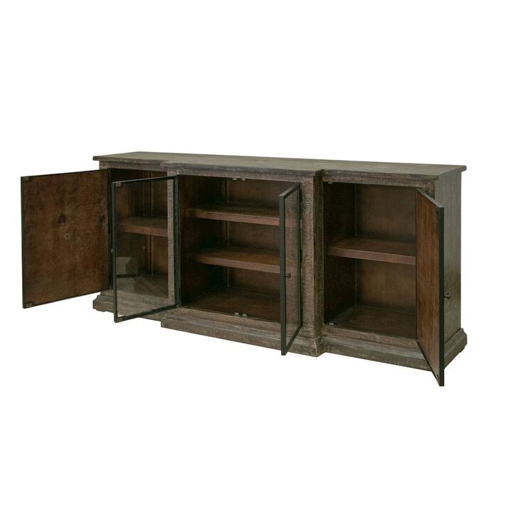 Crafter and Weavers Mystic Solid Wood and Copper Sideboard / Console