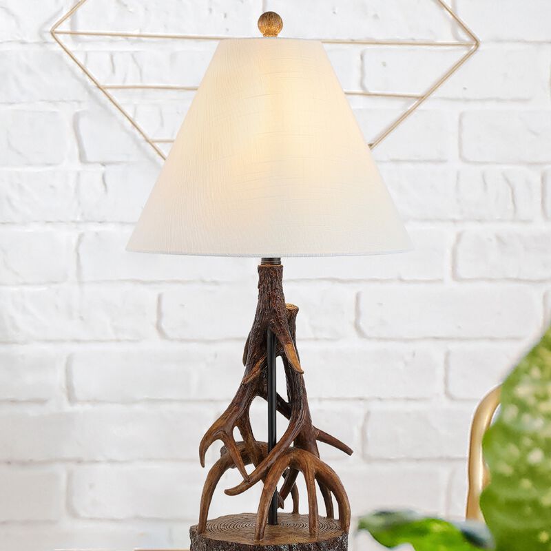 Cabell Farmhouse Rustic Iron LED Table Lamp
