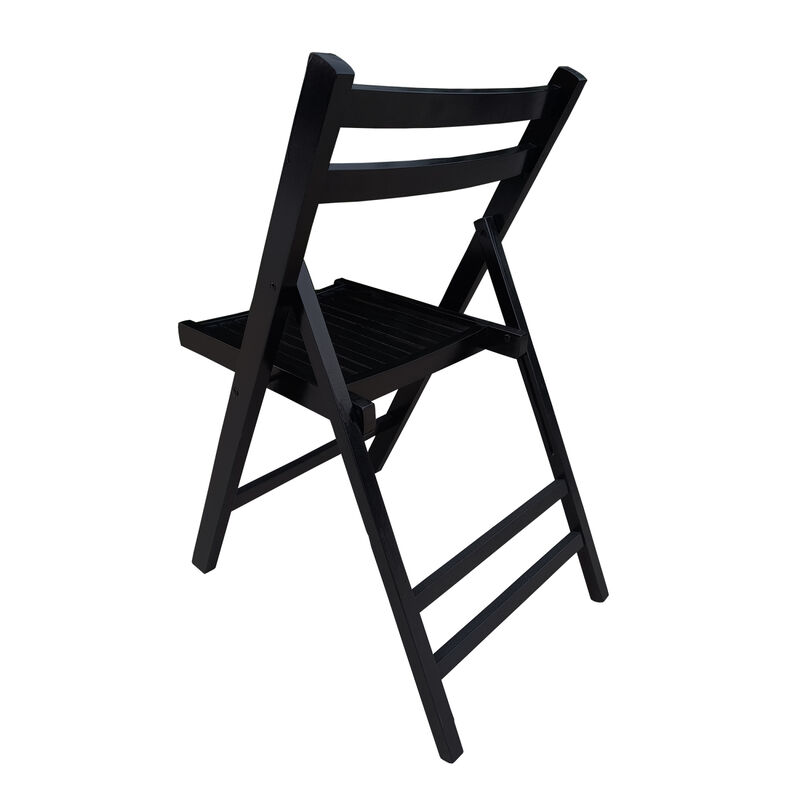 Streamdale Folding Slatted Event Chair Set of 4 image number 3