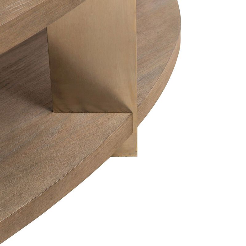 Liberty Furniture Harlow Living Room Sofa Table  - Sandstone & Satin Nickel image number 8