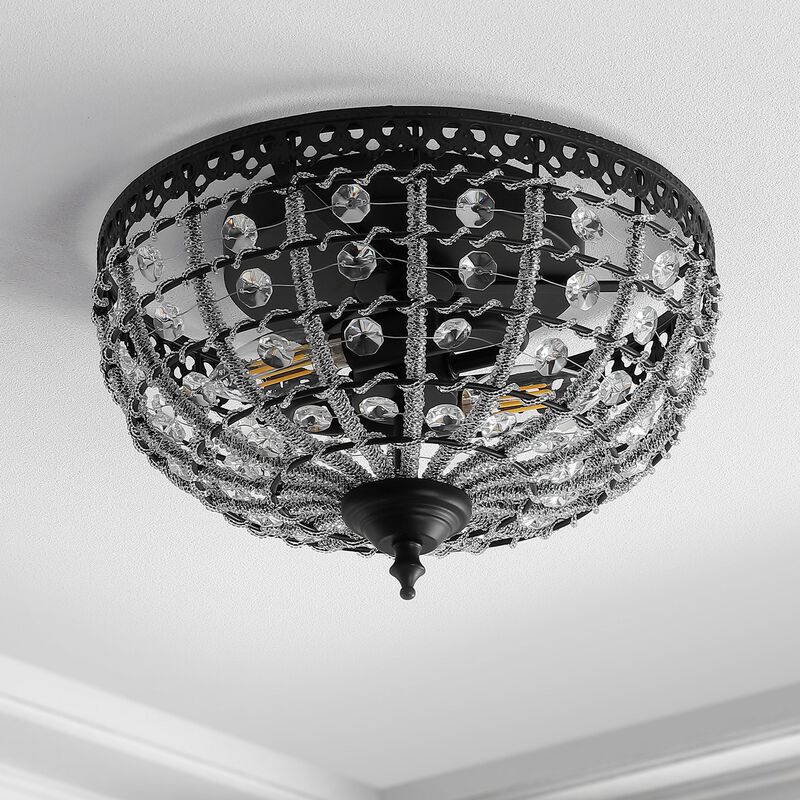 Anita Low-Ceiling Metal/Acrylic LED Flush Mount