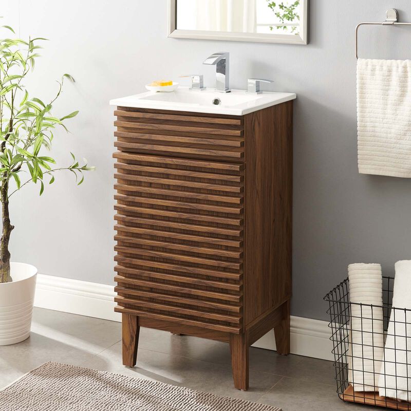 Render 18" Bathroom Vanity Cabinet image number 8