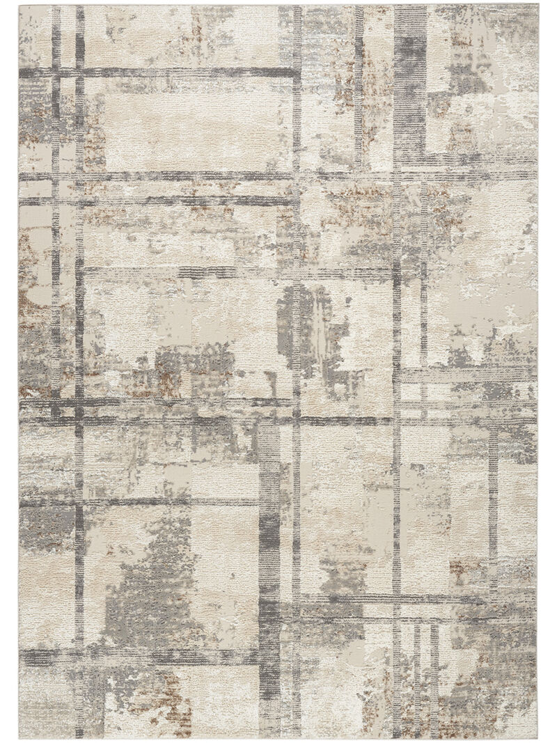 Sustainable Trends SUT02 Ivory/Multicolor 6' x 9' Rug