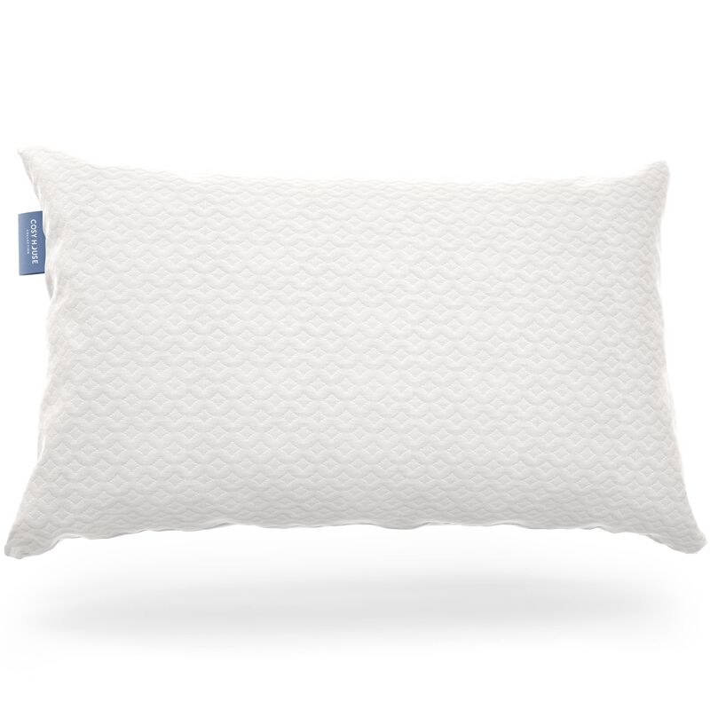 Cosy House Collection Luxury Rayon Derived from Bamboo Shredded Memory Foam Pillow - Adjustable & Removable Fill - Cool & Breath