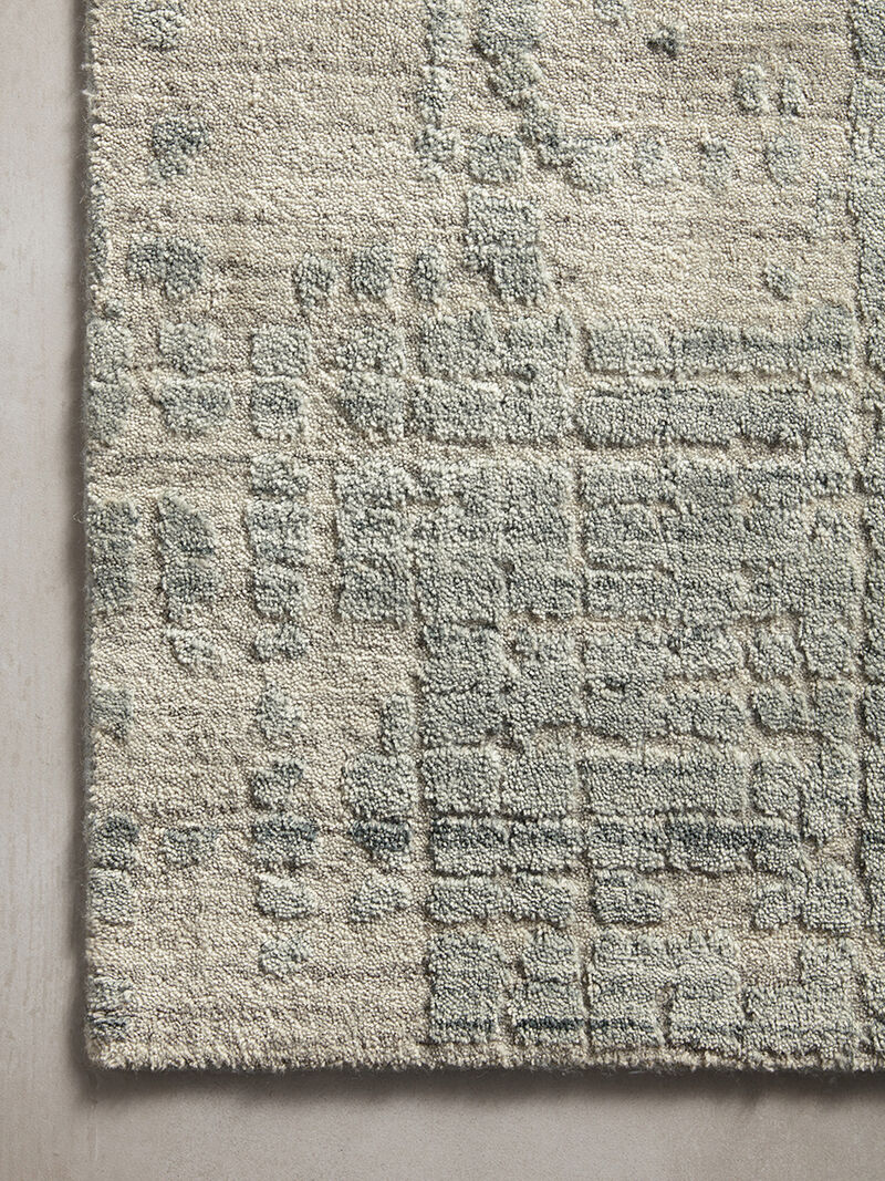 Arlo ARL02 Stone/Turquoise 8'6" x 11'6" Rug