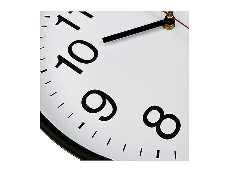 Extra Large Wall Clock 16 Non Ticking Silent Quartz Black Clocks Simple Design image number 2