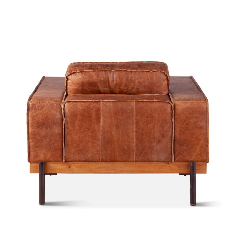 World Interiors Chiavari Armchair in Vintage Cognac Leather image number 2