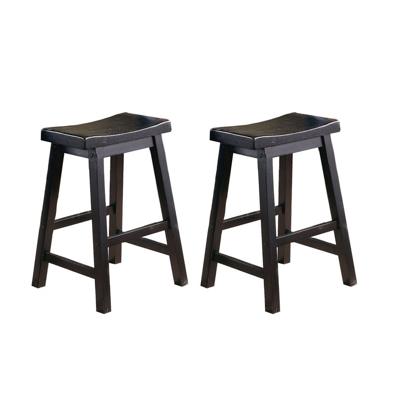 Streamdale Finish 24'' Counter Height Stools (Set of 2) image number 1