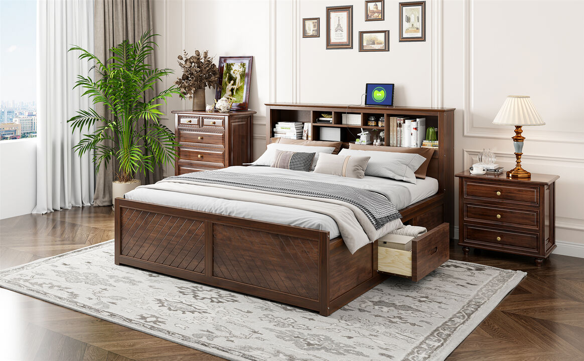 Dolwog  King Size Platform Bed