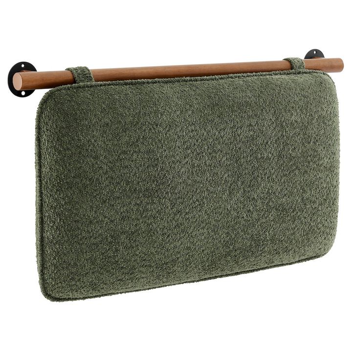 Anela Wall-Mounted Chenille Upholstered Twin Headboard
