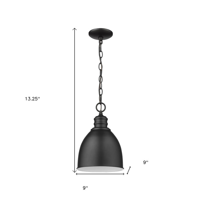 Hivvago Minimalist Black Metal Pendant Hanging Light
