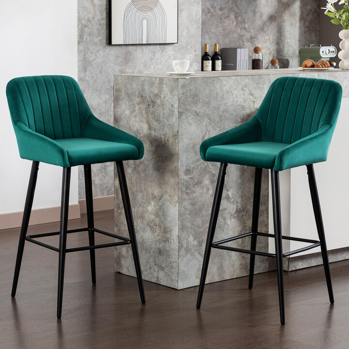 Merax Modern Bar Stools for Kitchen Living Room