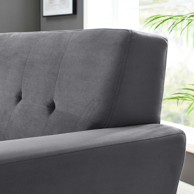 Engage Performance Velvet Armchair image number 5
