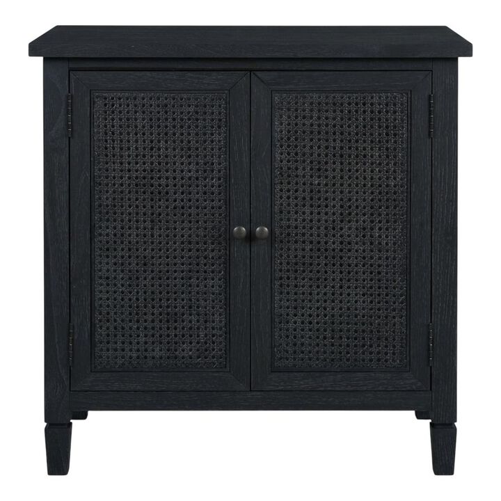 Butler Specialty Flagstaff 2-Door Cane Cabinet, Black