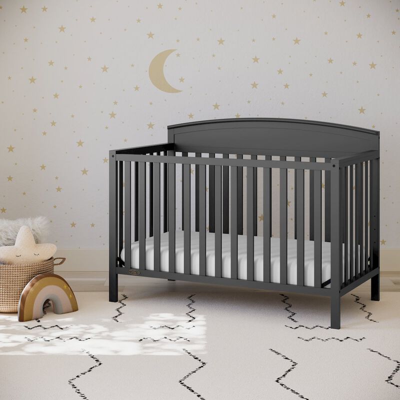 Graco Benton 5-in-1 Convertible Crib (Gray)