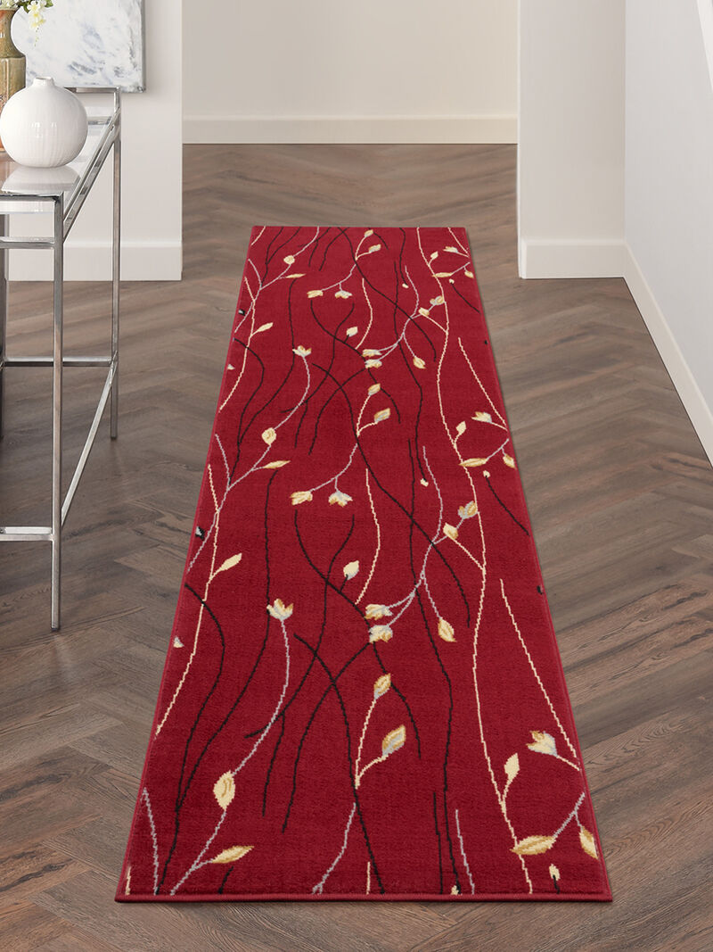 Grafix GRF15 Red 2' x 4' Rug