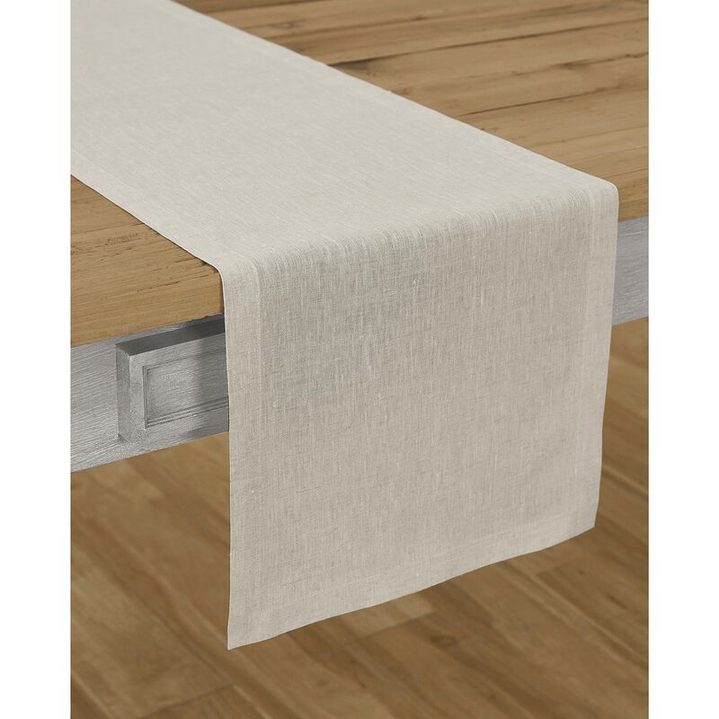 Solino Home Athena 100% Linen Table Runner &ndash; Handcrafted, Machine Washable, Perfect for Holiday and Everyday Dining