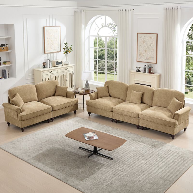 Baxpaf Mid-Century Modern Modular Sofa Set image number 3