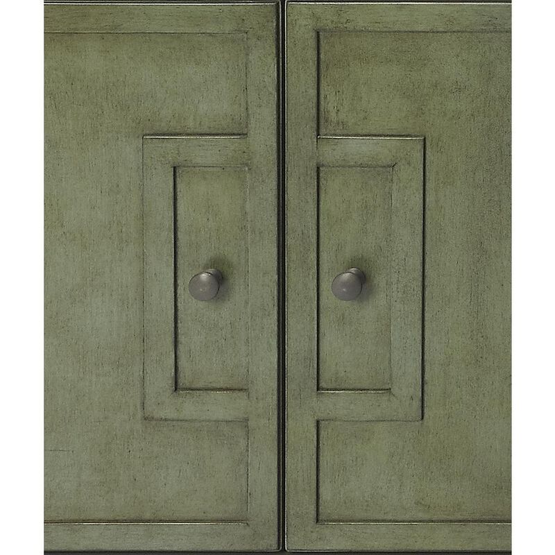 Butler Specialty Imperial Wood Accent Cabinet, Green