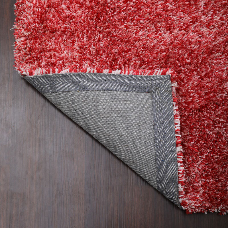 RUGSOTIC CARPETS HAND TUFTED SHAG POLYESTER ECO-FRIENDLY AREA RUGS  - Rectangle, Size, Solid Plain Design, High Pile Thick Handmade Anti Skid Rugs for Living Room, Bed Room K00111 image number 7
